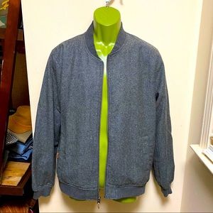 astrneme charcoal bomber jacket (lightweight)